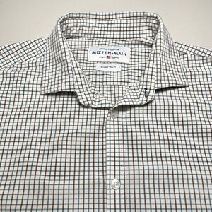 Mizzen Main Leeward Shirt XL Mens L/S Button Up Trim Multicolor Check